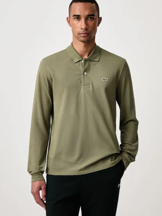 Zdjęcie produktu Lacoste longsleeve męski bawełniany zielony