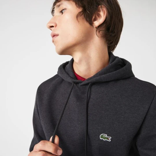 Zdjęcie produktu Lacoste męska bluza z kapturem z bawełny organicznej