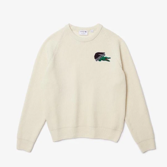 Zdjęcie produktu Lacoste męski sweter świąteczny z dużym krokodylem