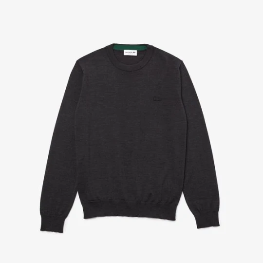 Zdjęcie produktu Lacoste Męski sweter z wełny merynosów z okrągłym dekoltem