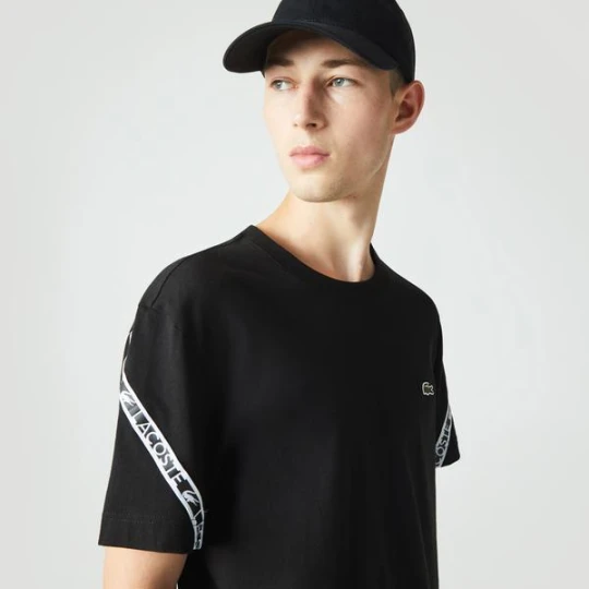 Zdjęcie produktu Męski T-Shirt Z Lampasami Z Nadrukiem Regular Fit Lacoste