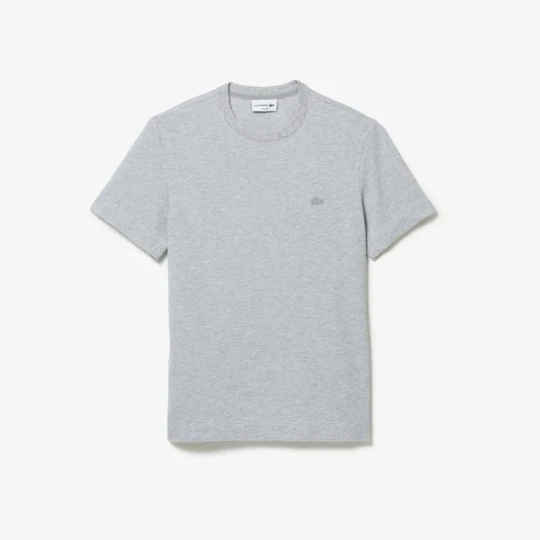 Zdjęcie produktu Lacoste męski T-shirt z mieszanki piki i bawełny organicznej z okrągłym dekoltem