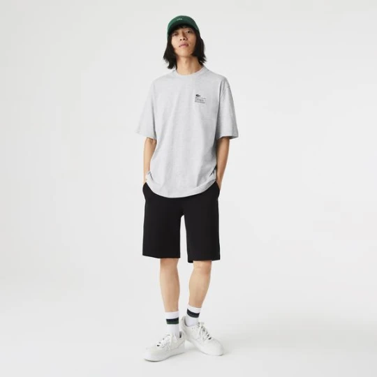 Zdjęcie produktu Lacoste męski T-shirt z nadrukiem Loose Fit