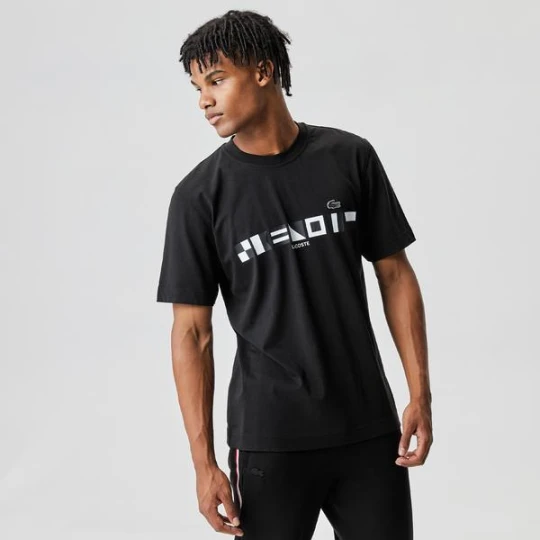 Zdjęcie produktu Lacoste męski T-shirt z nadrukiem Relaxed Fit