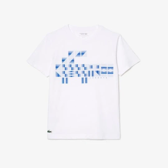 Zdjęcie produktu Lacoste męski T-shirt z nadrukiem SPORT x Novak Djokovic