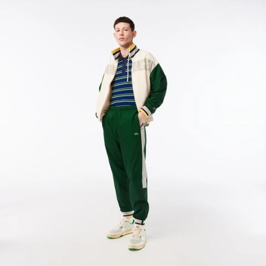 Zdjęcie produktu Lacoste Neo Heritage Erkek Regular Fit Renk Bloklu Yeşil Eşofman Altı