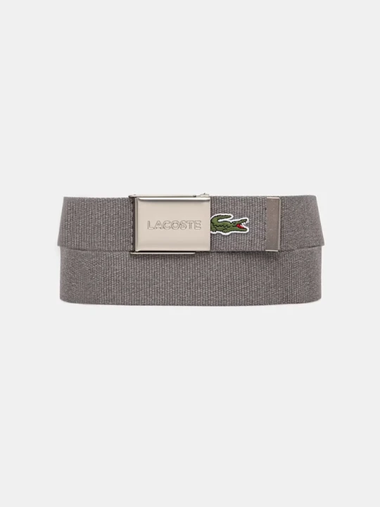 Zdjęcie produktu Lacoste pasek męski szary