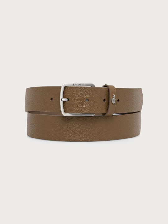 Zdjęcie produktu Lacoste pasek męski skórzany brązowy