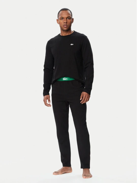 Zdjęcie produktu Lacoste Piżama 4H0924 Czarny Regular Fit