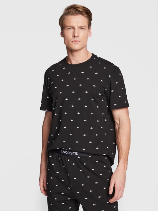Zdjęcie produktu Lacoste Piżama 4H3304 Czarny Regular Fit