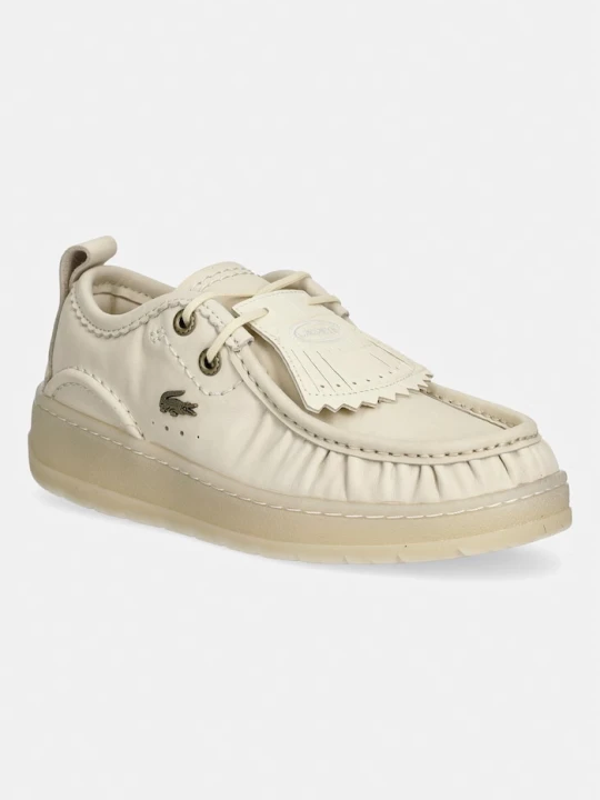 Zdjęcie produktu Lacoste półbuty damskie skórzane Umpire WMN Sneakers beżowy