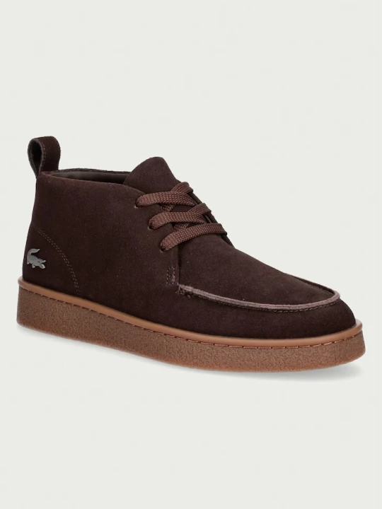 Zdjęcie produktu Lacoste półbuty męskie zamszowe Baseshot Chukka Sneakers brązowy