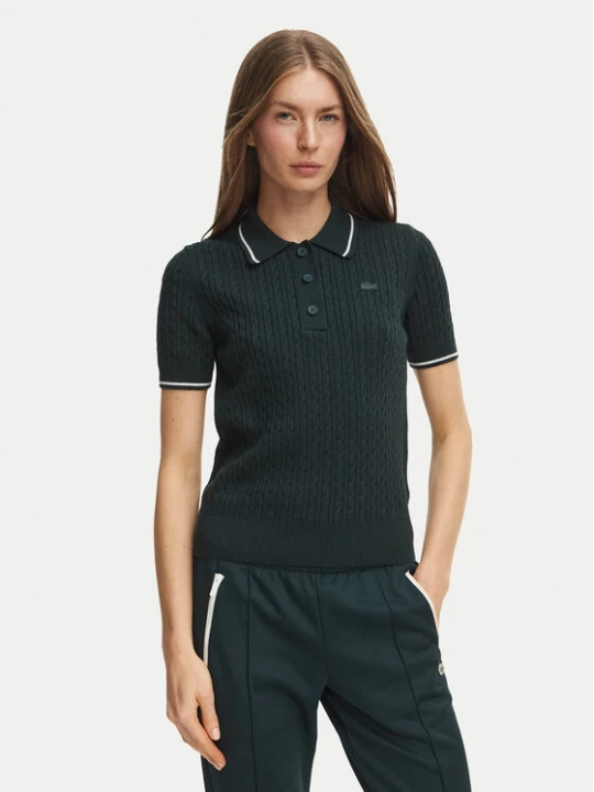 Zdjęcie produktu Lacoste Polo AF0972 Zielony Regular Fit