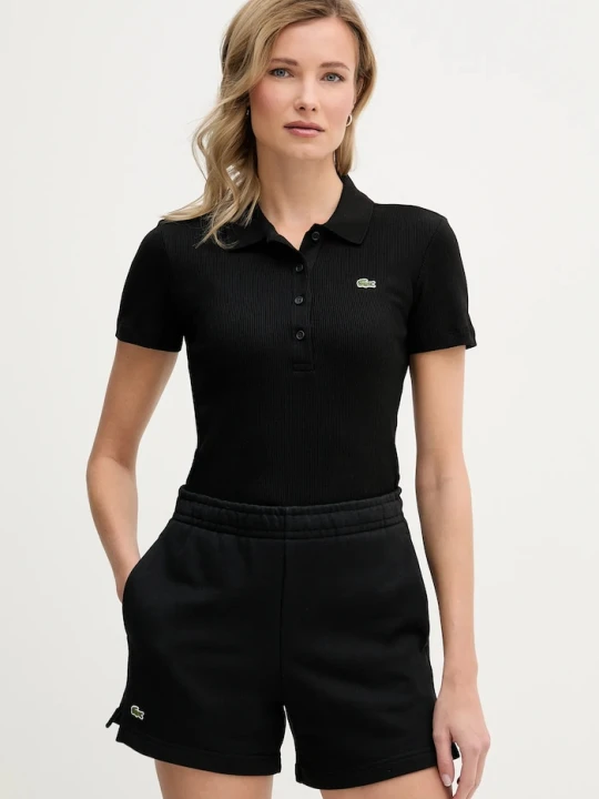 Zdjęcie produktu Lacoste polo bawełniane czarny