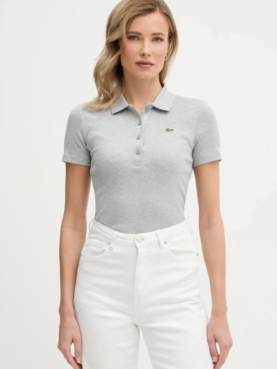 Zdjęcie produktu Lacoste polo bawełniane szary