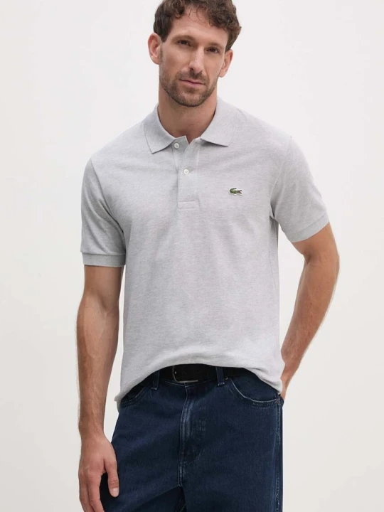Zdjęcie produktu Lacoste polo bawełniane szary