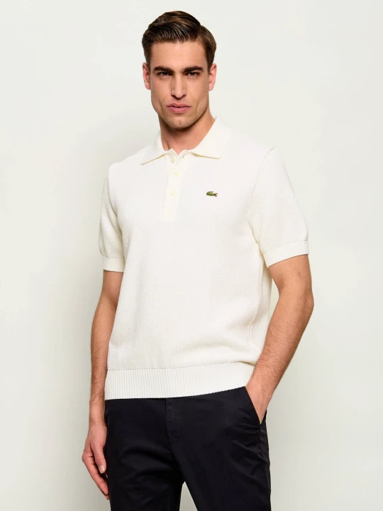 Zdjęcie produktu Lacoste Polo | Classic fit | z dodatkiem wełny ecru