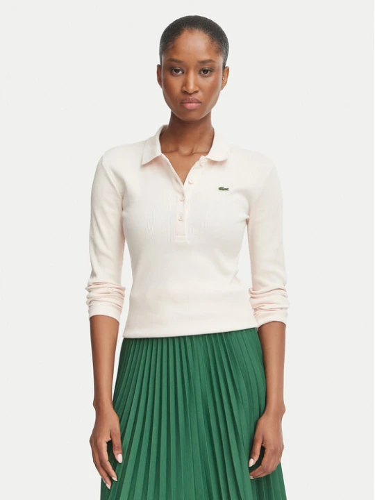 Zdjęcie produktu Lacoste Polo DF5281 Różowy jasny Slim Fit