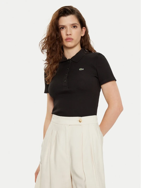 Zdjęcie produktu Lacoste Polo DF5377 Czarny Slim Fit