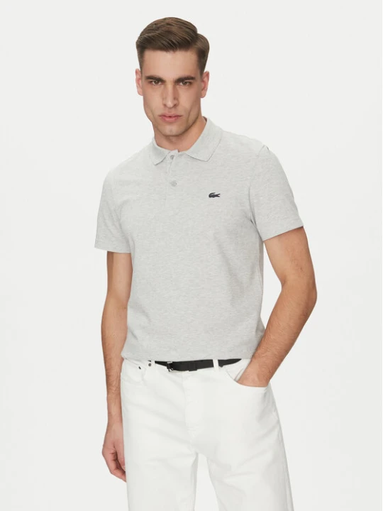 Zdjęcie produktu Lacoste Polo DH5522 Szary Regular Fit