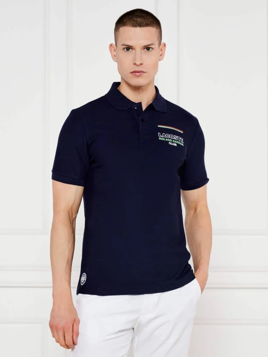 Zdjęcie produktu Lacoste Polo | Lacoste x Roland Garros | Regular Fit granatowy