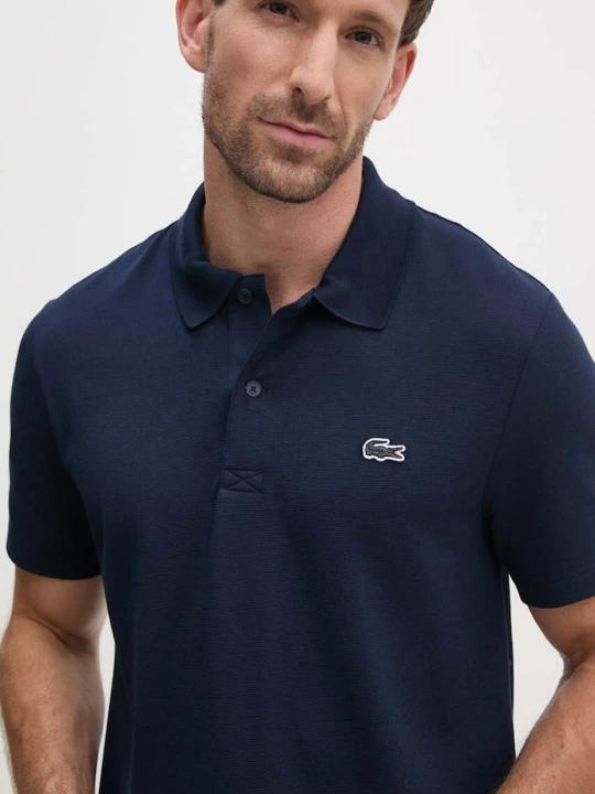 Zdjęcie produktu Lacoste polo męskie z bawełną granatowy