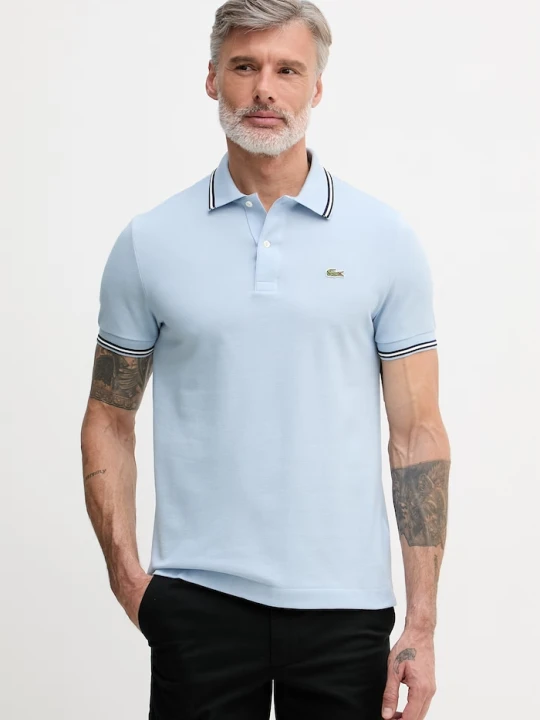 Zdjęcie produktu Lacoste polo męskie bawełniane niebieski