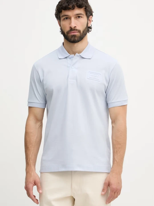Zdjęcie produktu Lacoste polo męskie bawełniane niebieski