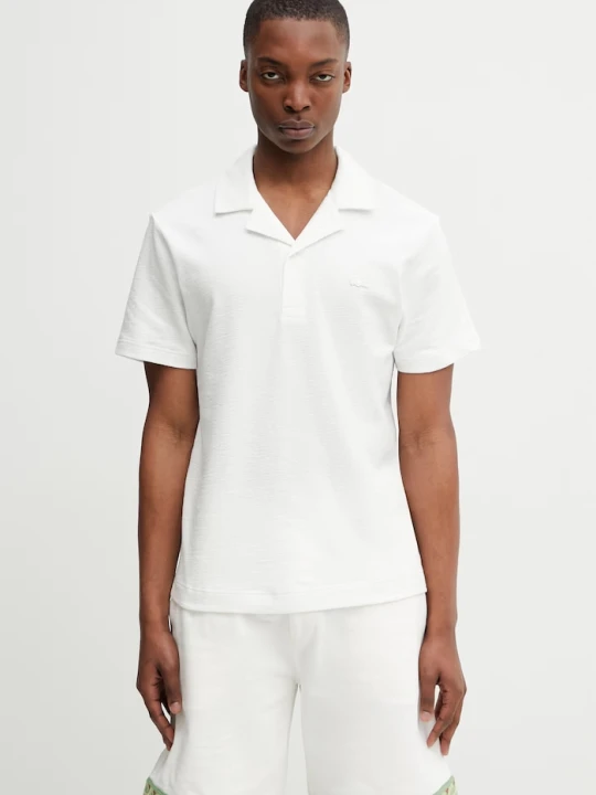 Zdjęcie produktu Lacoste polo męskie bawełniane biały