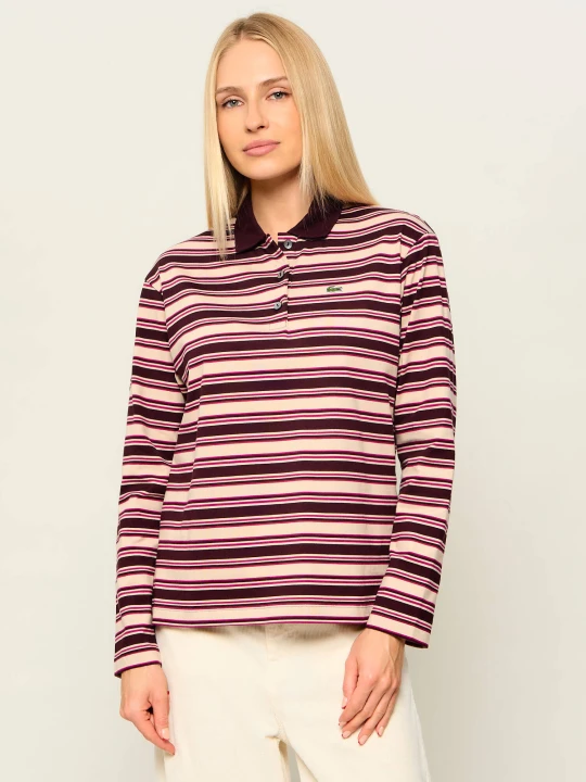 Zdjęcie produktu Lacoste Polo | Oversize fit bordowy