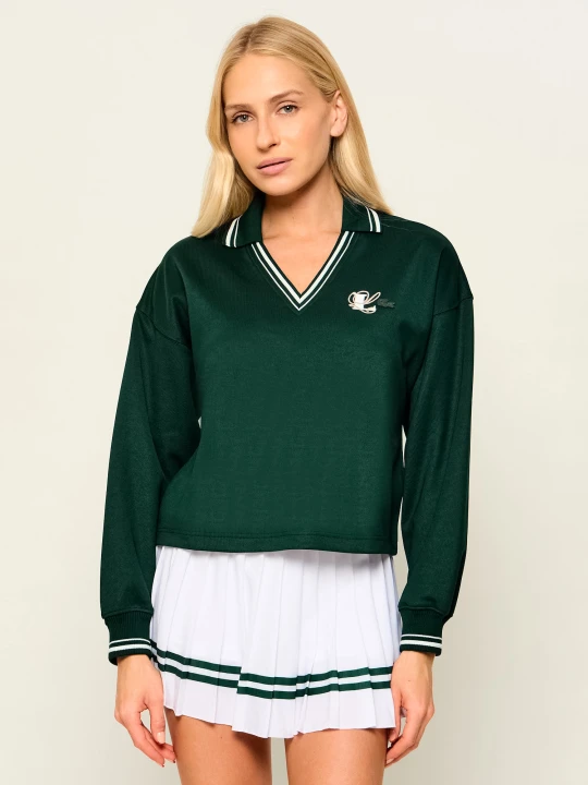 Zdjęcie produktu Lacoste Polo | Oversize fit butelkowa zieleń