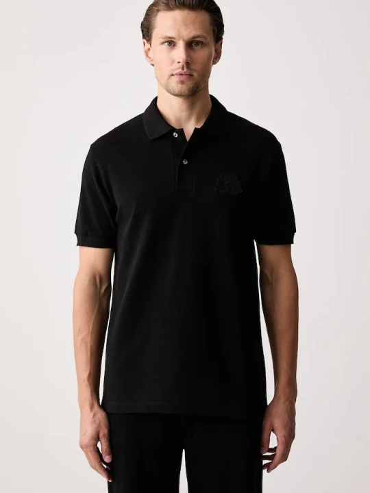 Zdjęcie produktu Lacoste polo sportowe męskie bawełniane czarny
