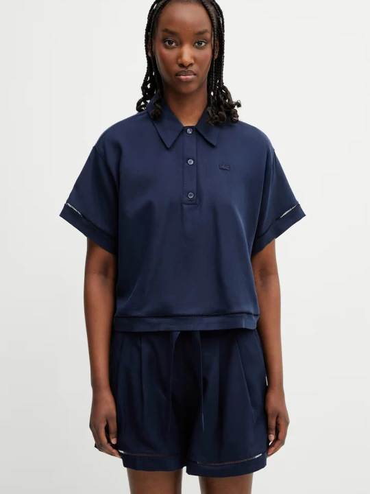 Zdjęcie produktu Lacoste polo z lyocellem damskie