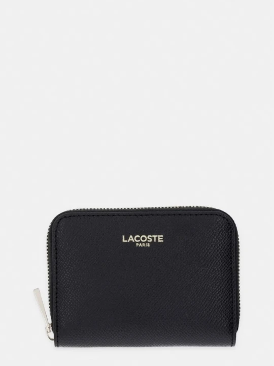 Zdjęcie produktu Lacoste portfel damski skórzany czarny
