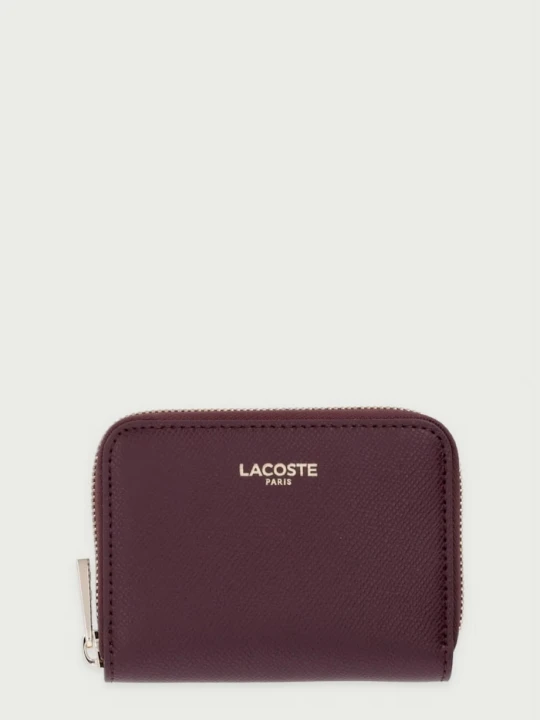 Zdjęcie produktu Lacoste portfel damski skórzany fioletowy