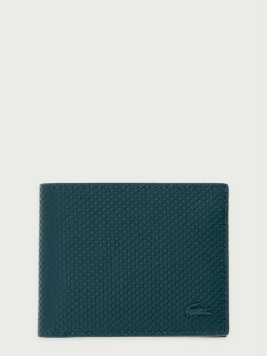 Zdjęcie produktu Lacoste portfel męski skórzany zielony