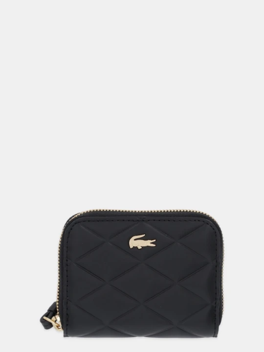 Zdjęcie produktu Lacoste portfel damski skórzany czarny
