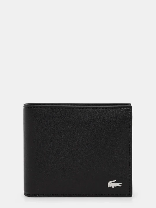 Zdjęcie produktu Lacoste portfel męski skórzany czarny