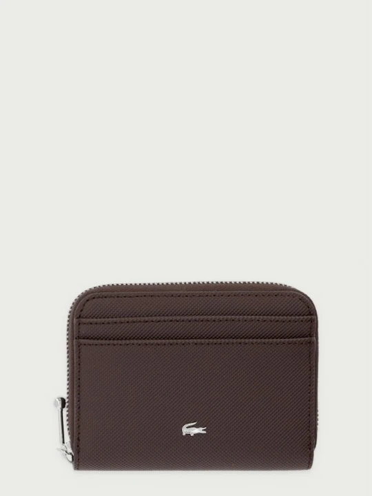 Zdjęcie produktu Lacoste portfel z imitacji skóry brązowy