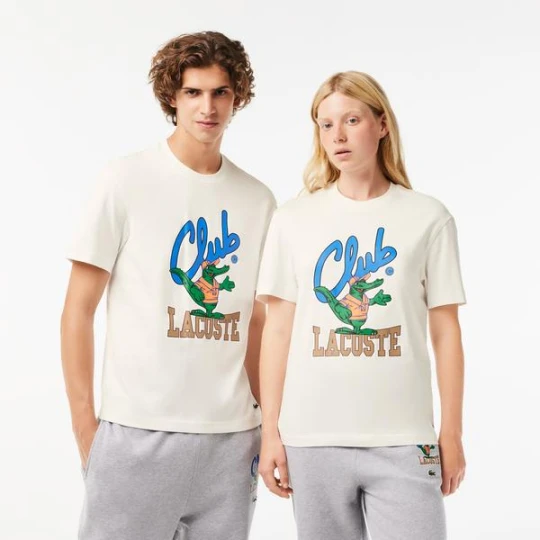 Zdjęcie produktu Lacoste Relaxed Fit Signature Print T-shirt