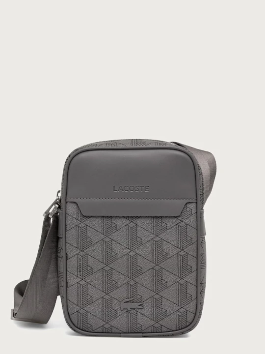 Zdjęcie produktu Lacoste saszetka męska z imitacji skóry szary