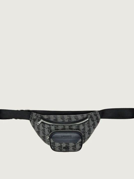 Zdjęcie produktu Lacoste Saszetka nerka The Blend Monogram grafitowy