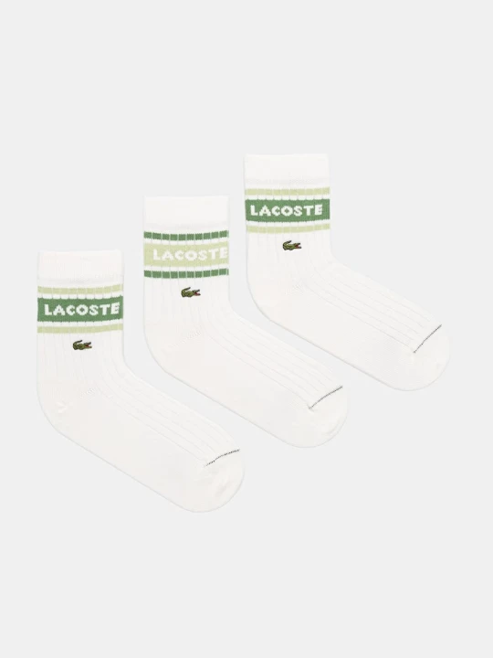 Zdjęcie produktu Lacoste skarpety 3-pack biały