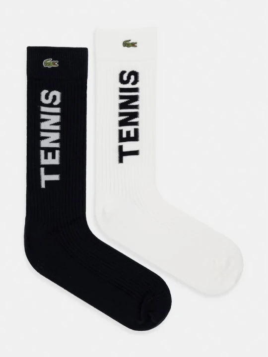 Zdjęcie produktu Lacoste skarpety bawełniane 2-pack beżowy