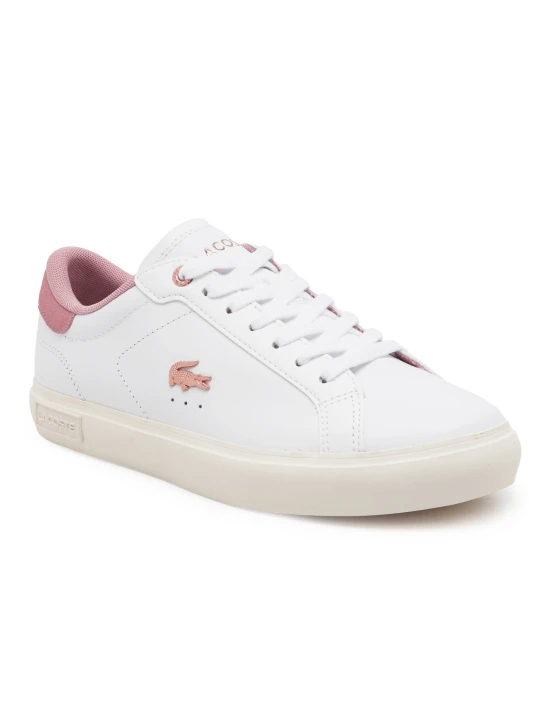 Zdjęcie produktu Lacoste Skórzane sneakersy biały