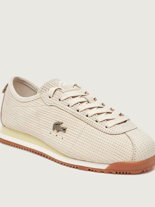 Zdjęcie produktu Lacoste Skórzane sneakersy Club-Low beżowy