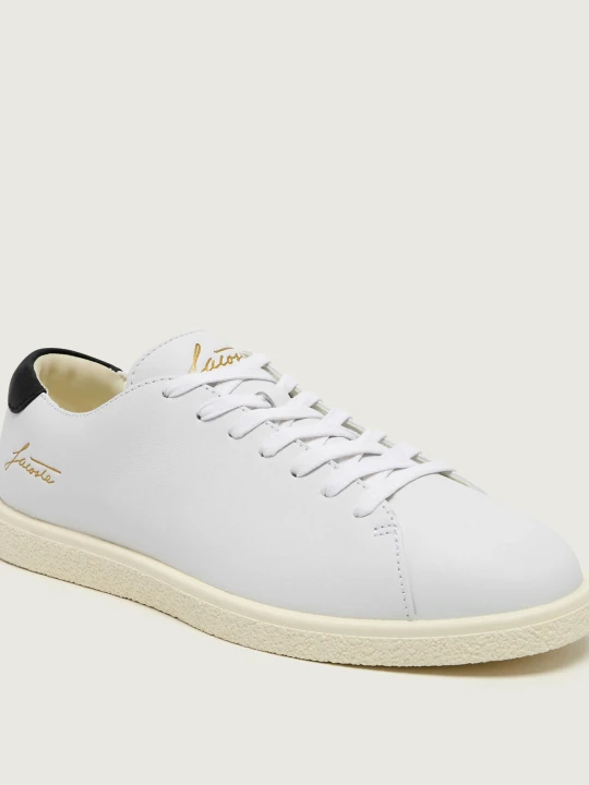 Zdjęcie produktu Lacoste Skórzane sneakersy Linecourt biały
