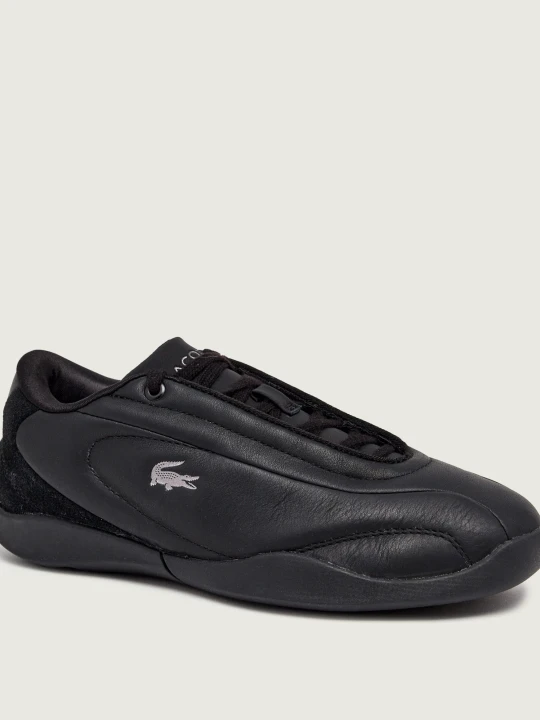 Zdjęcie produktu Lacoste Skórzane sneakersy Median | zamsz czarny