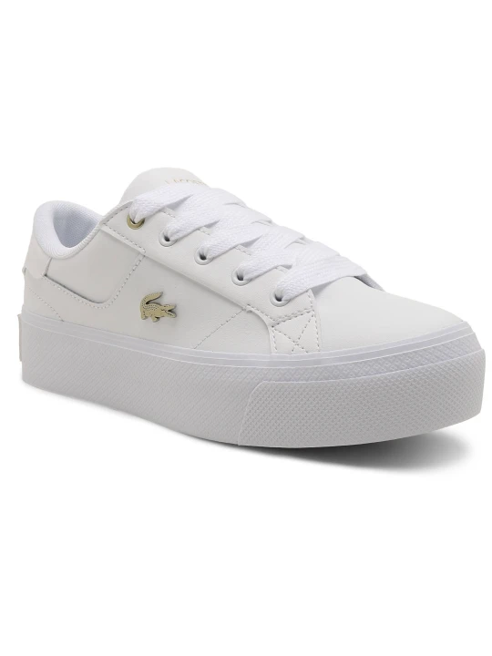 Zdjęcie produktu Lacoste Skórzane sneakersy Vulcanized biały