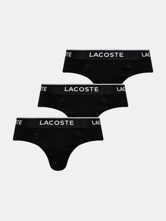 Zdjęcie produktu Lacoste slipy 3-pack czarny